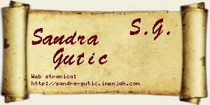 Sandra Gutić vizit kartica